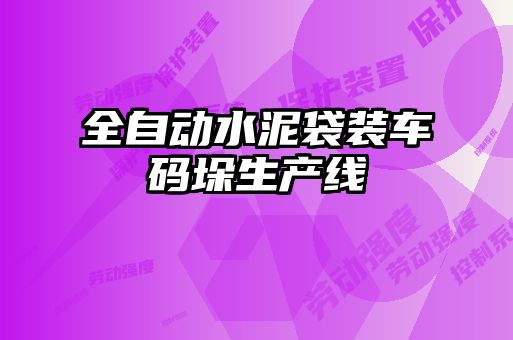 全自動水泥袋裝車碼垛生產線