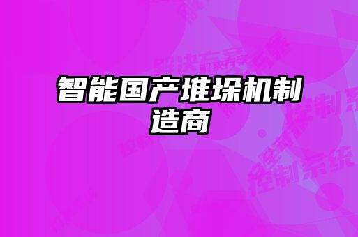 智能國產堆垛機制造商