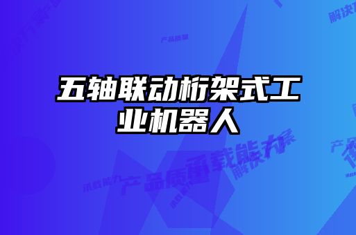 五軸聯動桁架式工業機器人